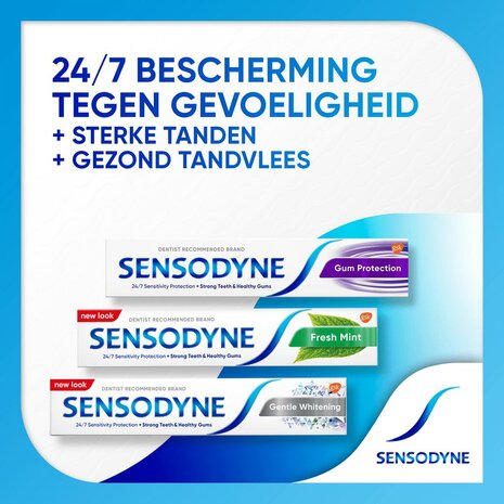 Sensodyne Fresh Mint Tandpasta 2x75ml - voor gevoelige tanden