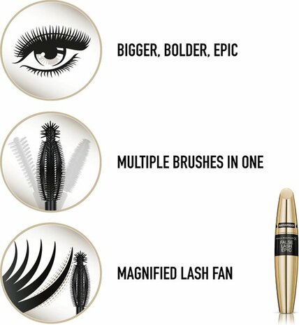 Max Factor False Lash Epic Volume Mascara - 001 Black