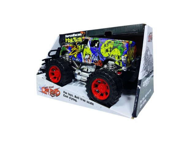 Auto superkracht off-road - Autospeelgoed Anti true scale coole styling ( zonder batterij spel ) Rasta