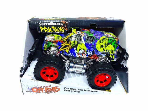 Auto superkracht off-road - Autospeelgoed Anti true scale coole styling ( zonder batterij spel ) Rasta