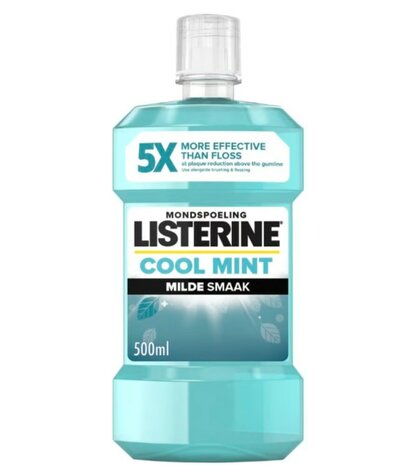 Listerine Cool Mint Mild Smaak Mondwater 500ML