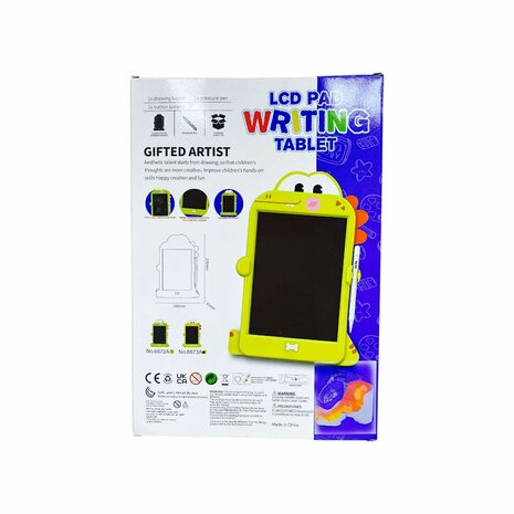 LCD Tekenbord voor Kinderen - Kleurrijk Schrijftablet Dinosaurus