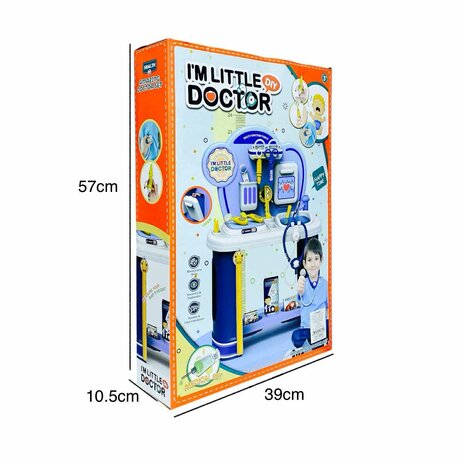 Educatieve speelgoed doktersset voor kinderen met 17 accessoires DIY