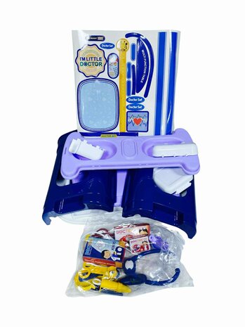 Educatieve speelgoed doktersset voor kinderen met 17 accessoires DIY