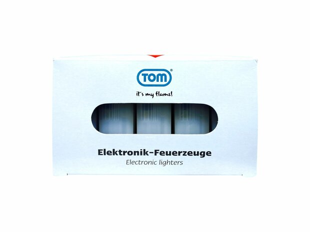 Printable Lighters - White Transparent 50 pieces - Adjustable &amp; refillable