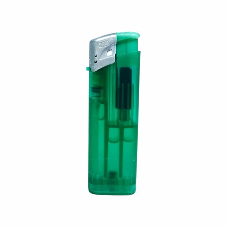 Printable Lighters - Dark Green Transparent 50 pieces - Adjustable &amp; refillable