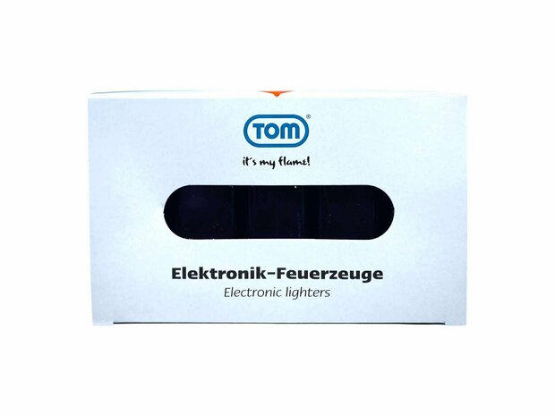 Black Printable Lighter Blank - Pack of 50 - Click System - TOM&reg;