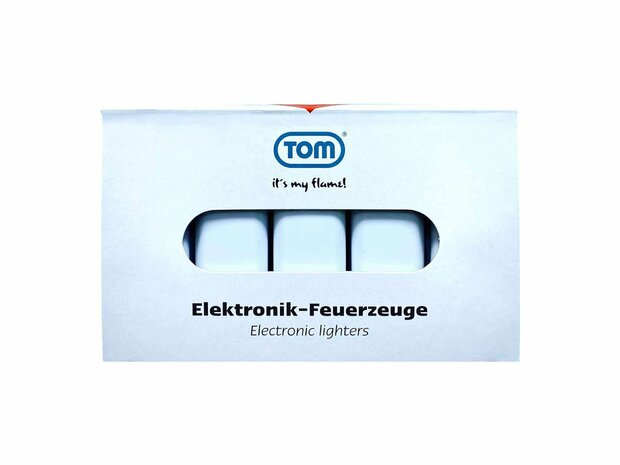 White Printable Lighter Blank - Pack of 50 - Click System - TOM&reg;