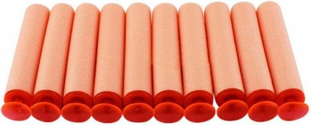 Elite Darts 30x Zuignap Darts voor Nerf Guns - pijltjes - oranje