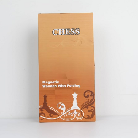 Chess - Professionele Magnetische houten schaakbord 38cm - opvouwbaar