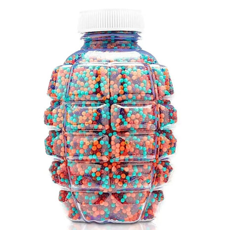 Gel balletjes mix kleur - grote fles 50.000 stuks - 210 gram - Gelblaster ballen - 7-8mm