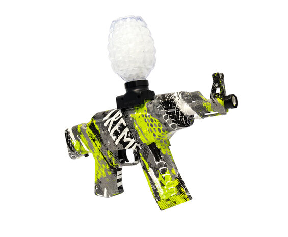 Gel Blaster AK47 Groen- Luminous Silencer met Led licht - compleet set - oplaadbaar - 45 cm + 2 zakjes gelballen