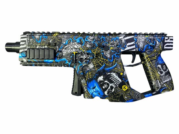 Gel Blaster - Space Vector Assault Rifle - complete set - rechargeable - 74 CM Blue including gel balls (1000 pcs.)