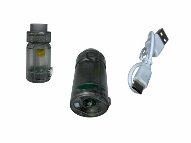 Shooting Elite Gelblaster - Luminous Silencer - AK47 Led Light - compleet set - Oplaadbaar - 74CM