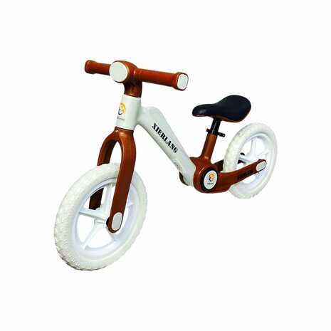 Foldable Bike - Opvouwbare Loopfiets met 1-Knops Systeem - 87CM - Bruin - licht gewicht