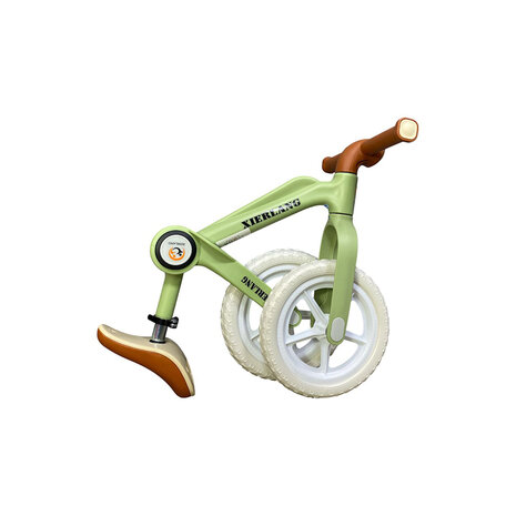 Foldable Bike - Opvouwbare Loopfiets met 1-Knops Systeem - 87CM - Groen - licht gewicht
