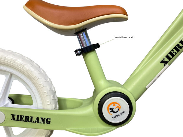Foldable Bike - Opvouwbare Loopfiets met 1-Knops Systeem - 87CM - Groen - licht gewicht