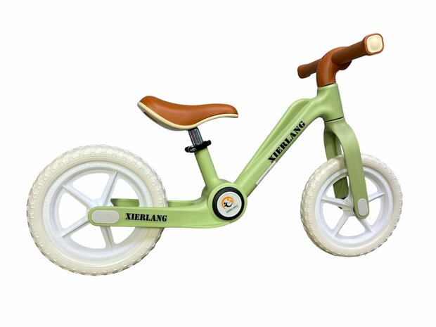 Foldable Bike - Opvouwbare Loopfiets met 1-Knops Systeem - 87CM - Groen - licht gewicht