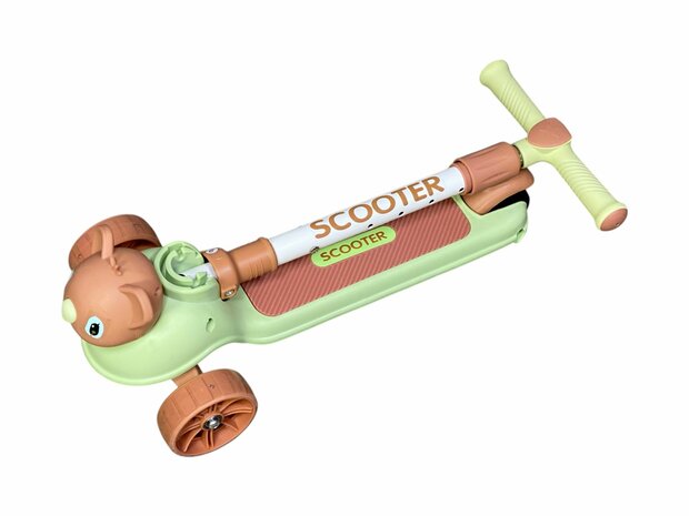 Koala Kinderstep met 3 wielen - opvouwbaar - Kantelstep - Met Licht &amp; Muziek