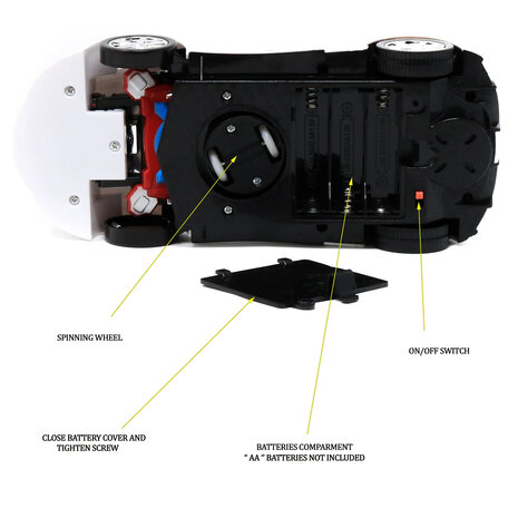 Robot Police Car 2 In 1 Robot And Car Transformer Vehicle Police Car - LED Light And Sound 22CM