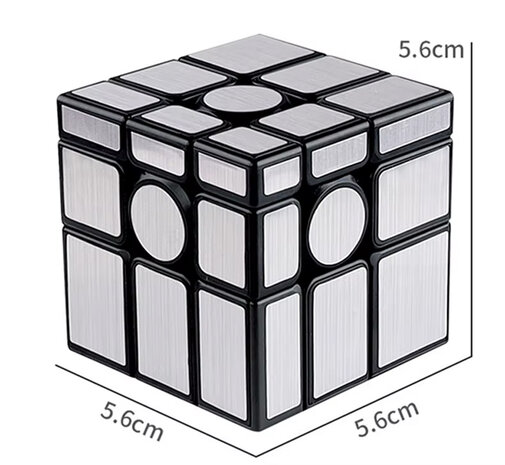 Mirror cube - brain teaser cube 3x3x3 - FX7539Y silver