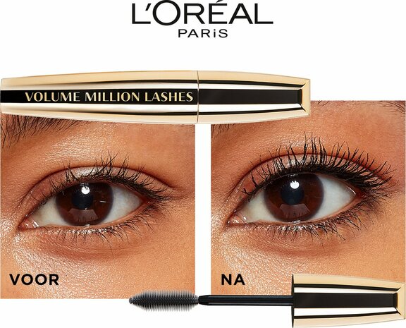 L&rsquo;Or&eacute;al Paris Volume Million Lashes Zwart Mascara 10.7ml