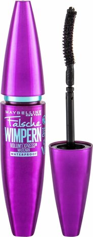 Maybelline The Falsies Mascara - Waterproof - Black Glamour - Volum&#039; Express - Falsche Wimpern