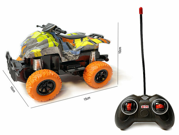 Rc Polite Quad - Remote Controlled Rock Crawler - Toy Quad 1:28 - Storm Off Road Quad