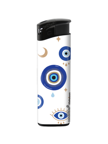 Mykonos Aanstekers 50 stuks-  Unilite&reg; - Fatima Hand Print - navulbaar tank