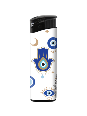 Mykonos Aanstekers 50 stuks-  Unilite&reg; - Fatima Hand Print - navulbaar tank