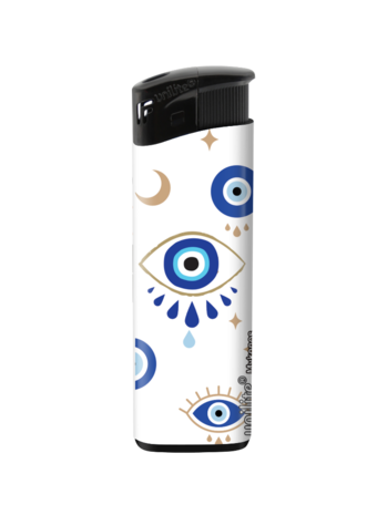 Mykonos Aanstekers 50 stuks-  Unilite&reg; - Fatima Hand Print - navulbaar tank