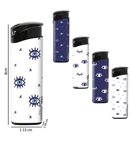  Klik Aanstekers - Vision print - 50 stuks - Unilite&reg; Modern Design