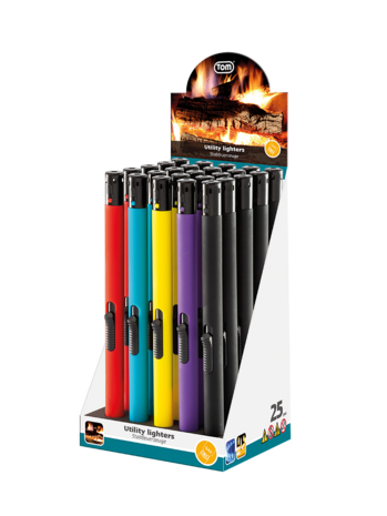 Gasaanstekers - 25 stuks - Elegant, Navulbaar &amp; Soft Touch - TOM&reg;