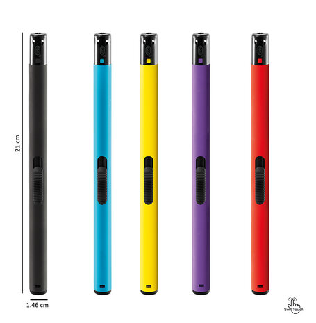 Gasaanstekers - 25 stuks - Elegant, Navulbaar &amp; Soft Touch - TOM&reg;