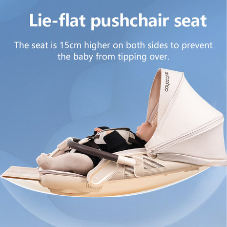 Baobaohao V16 Buggy beige &ndash; Luxe, Lichtgewicht &amp; Inklapbare Kinderwagen voor 0-3 Jaar
