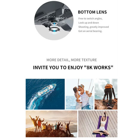 4DRC V28 Max Drone met GPS, Obstakeldetectie en HD Camera