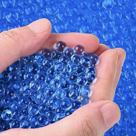 Gel balletjes fles 60.000 stuks ( 300g ) ballen water balletjes 7-8mm wit doorzichtig