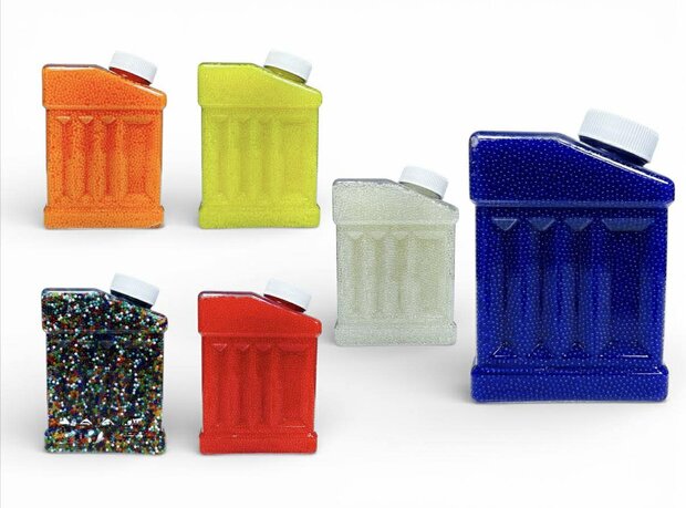 Gelballetjes 6 X 60000 = 360.000 stuks ( 1800g fles )ballen water balletjes 7-8mm mix