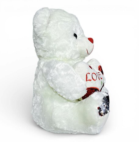 Knuffelbeer Schattig teddybeer - Love - zacht knuffelbier 40 CM