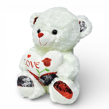 Knuffelbeer Schattig teddybeer - Love - zacht knuffelbier 40 CM