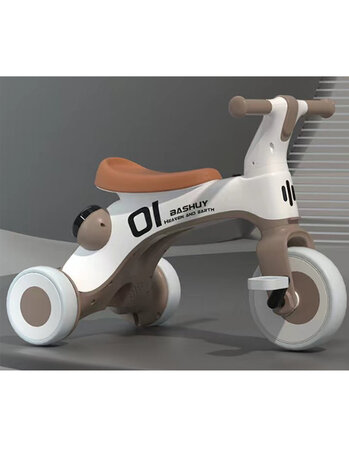 Loopfiets en kinderfiets voor kinderen - 3 wielen-  2in1 - comfortabel, stabiel en leerzaam