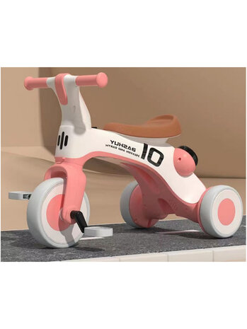 2-in-1 Kinderfiets en Loopfiets (3 wielen) &ndash; comfortabel, stabiel en leerzaam