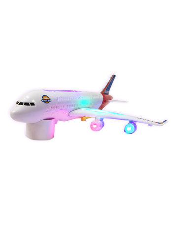 Airbus toy plane with sound and lights 30.5CM
