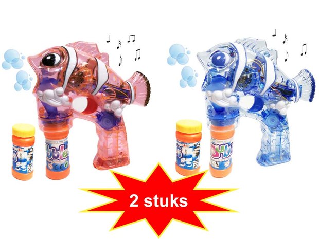 bubble gun toy | combi pack 2 pieces