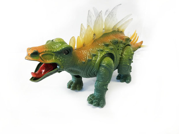 Dinosaurus speelgoed - Stegosaurus - met lichtjes en dinosaurus geluid  35CM