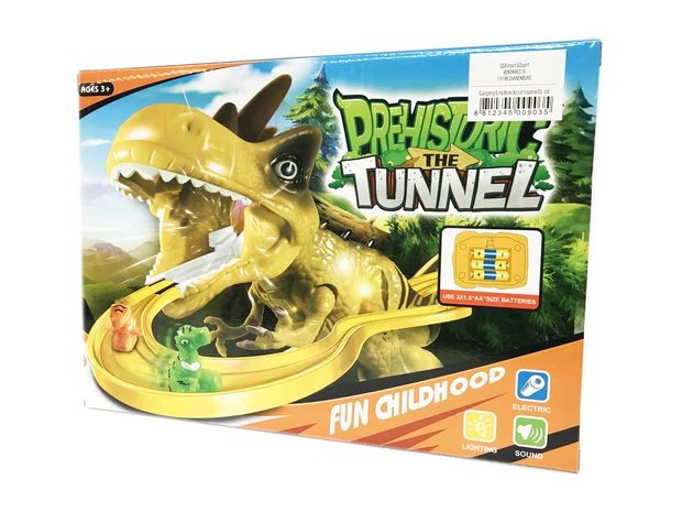 Prehistoric the Tunnel - Dinosaur slide tunnel toy 30CM