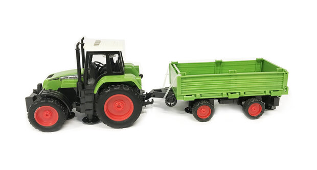 Speelgoed tractor met laadbak - maakt 3 soorten geluiden en lichtjes - 39CM tractor