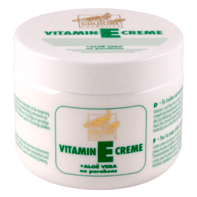 Vitamine E cr&egrave;me van Goldline Cosmetics -  met Alo&euml; Vera 250ml