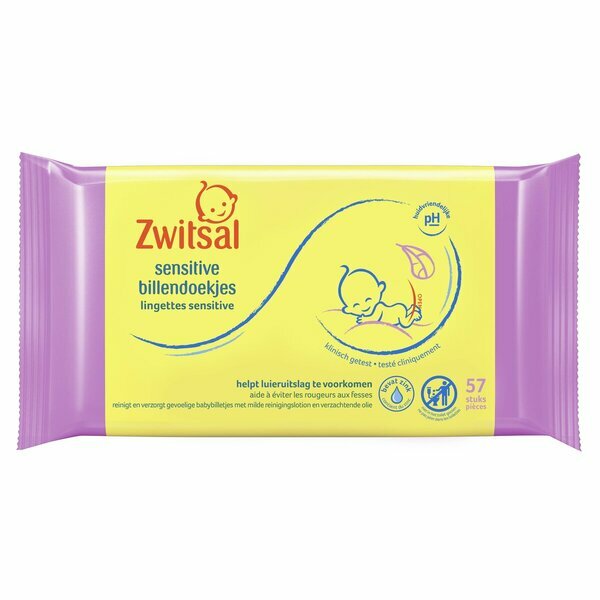 ZWITSAL SENSITIVE BILLENDOEKJES 57 stuks - Baby doekjes
