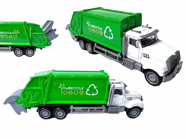 Die-cast Vuilniswagen Model wagen Speelgoed